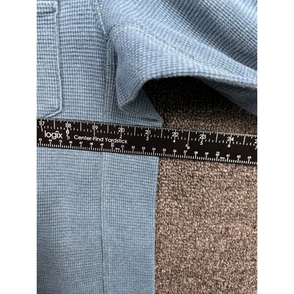 Duluth Trading Co. Burly Thermal Henley Shirt Mens Size L Trim Fit Waffle Knit - Picture 6 of 6